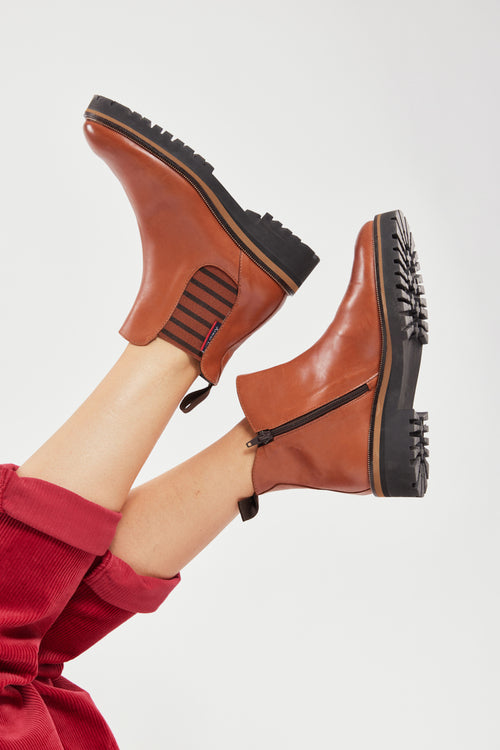 Bottines chelsea - cuir - Armor-lux - 1