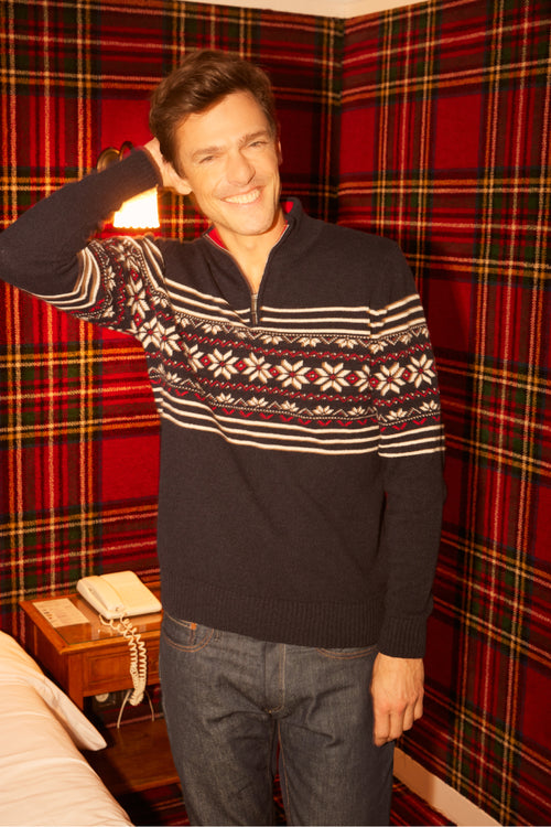 Pull de Noël - 100% matières recyclées - Armor-lux - 3