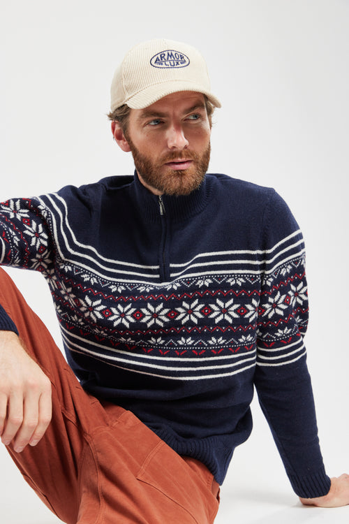 Christmas jumper - 100% recycled materials - Armor-lux - 4