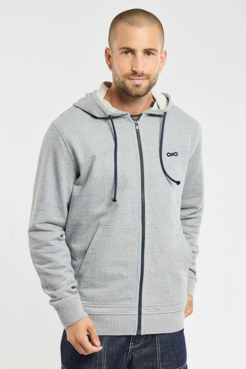 Sweat à capuche - coton et lyocel - Armor-lux - 1
