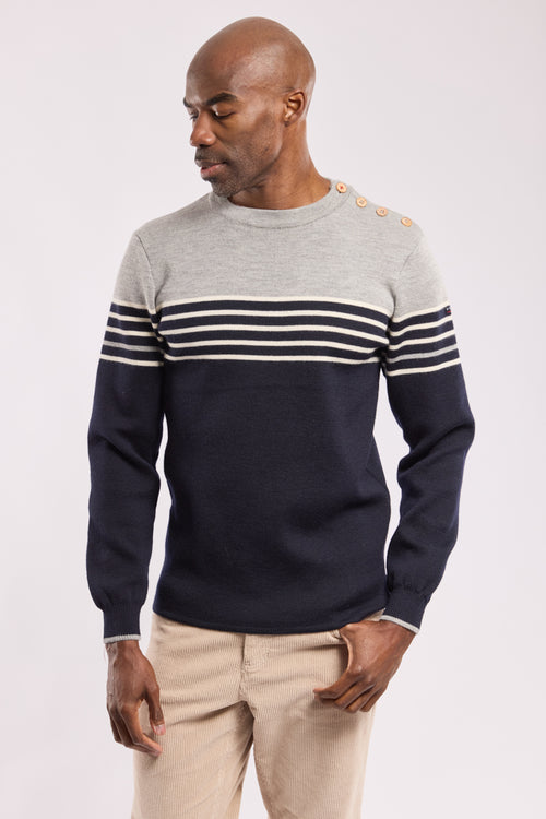 Breton striped jumper - wool - Armor-lux - 4