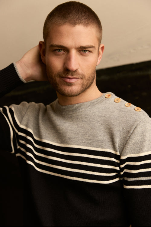 Breton striped jumper - wool - Armor-lux - 1