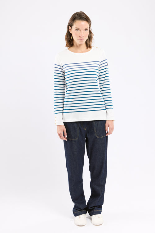 Breton top with buttons - thick cotton - Armor-lux - 5