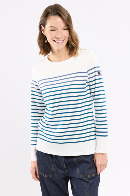 Breton top with buttons - thick cotton - Armor-lux - 3