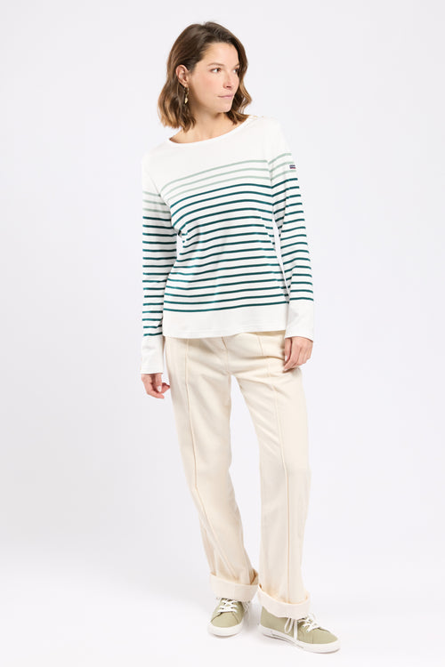 Marinière boutonnée - coton épais - Armor-lux - 5