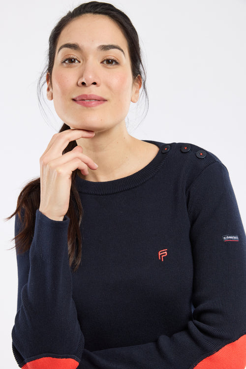 Pull marin Femme - Fountaine Pajot x Armor-lux - Armor-lux - 2