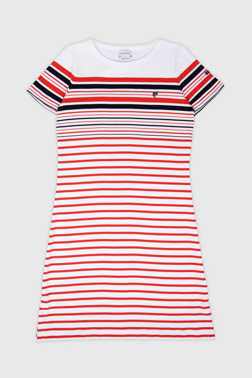 gestreiftes Interlock-Kleid  - Fountaine Pajot x Armor-lux - Armor-lux - 1