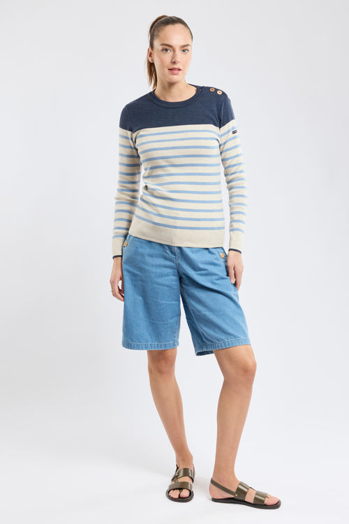 Pull marin rayé - laine - Armor-lux - 4