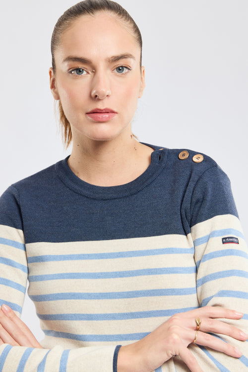 Pull marin rayé - laine - Armor-lux - 2