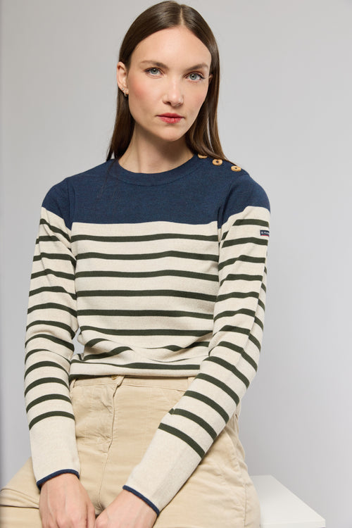 Pull marin rayé - laine - Armor-lux - 6