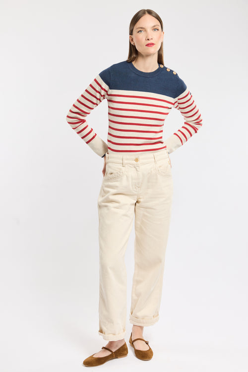 Pull marin rayé - laine - Armor-lux - 3