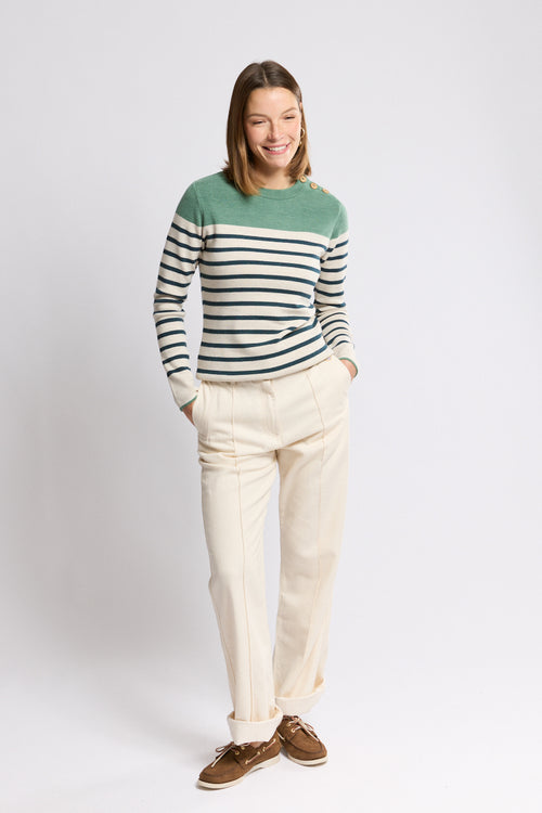 Pull marin rayé - laine - Armor-lux - 2