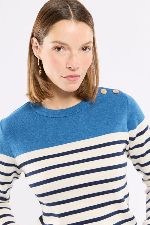 Pull marin rayé - laine - Armor-lux - 3