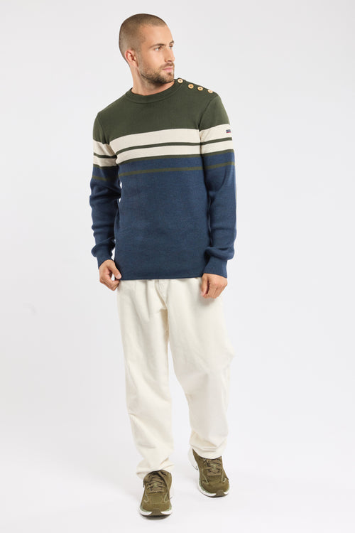 Pull marin avec coudières - laine - Armor-lux - 3