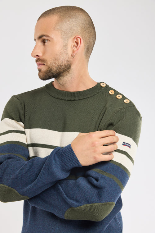Pull marin avec coudières - laine - Armor-lux - 2
