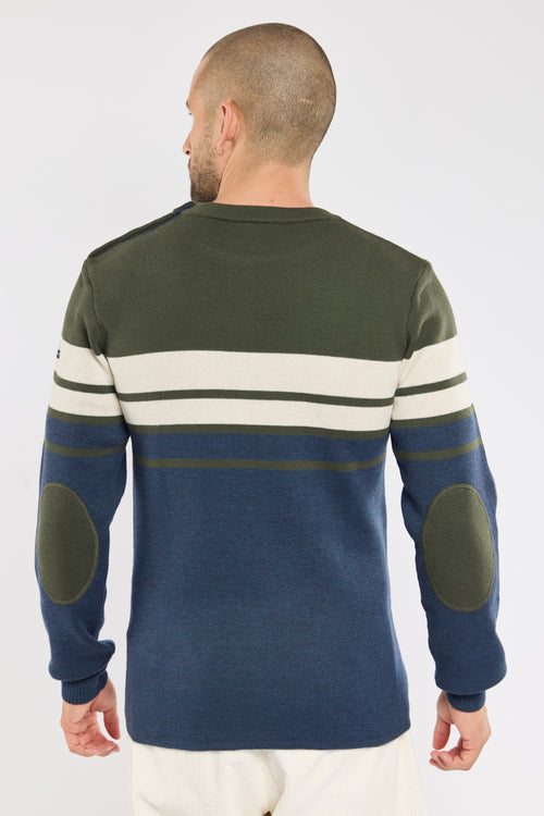 Pull marin avec coudières - laine - Armor-lux - 4