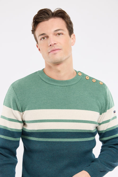 Pull marin avec coudières - laine - Armor-lux - 4