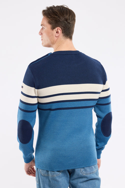 Pull marin avec coudières - laine - Armor-lux - 4