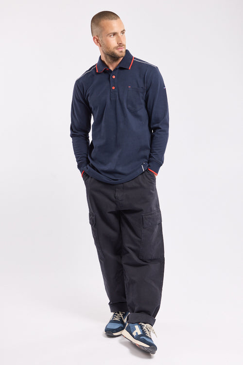 Long-sleeved polo shirt – cotton - Armor-lux - 3