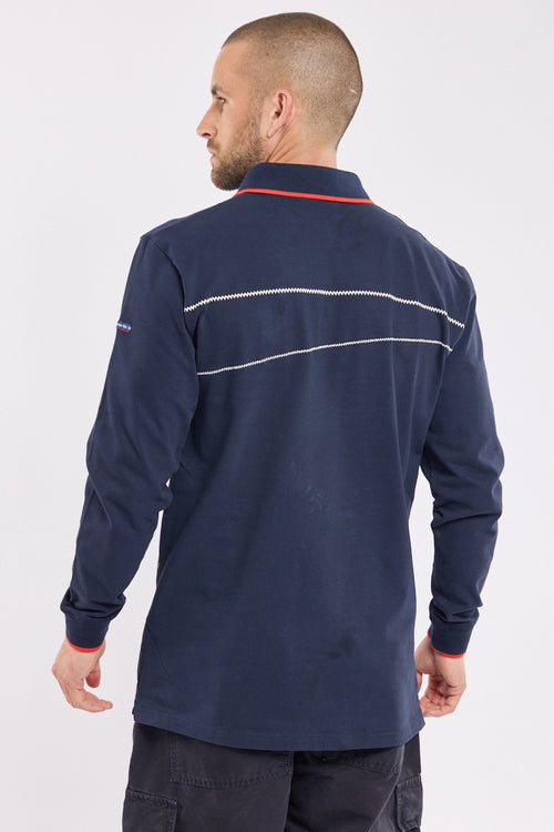 Long-sleeved polo shirt – cotton - Armor-lux - 2