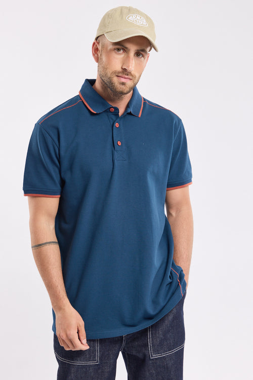 Short-sleeved polo shirt – cotton - Armor-lux - 1