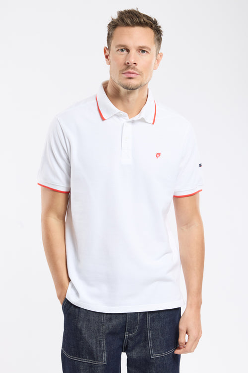 Polo shirt in pique knit - Fountaine Pajot x Armor-lux - Armor-lux - 1