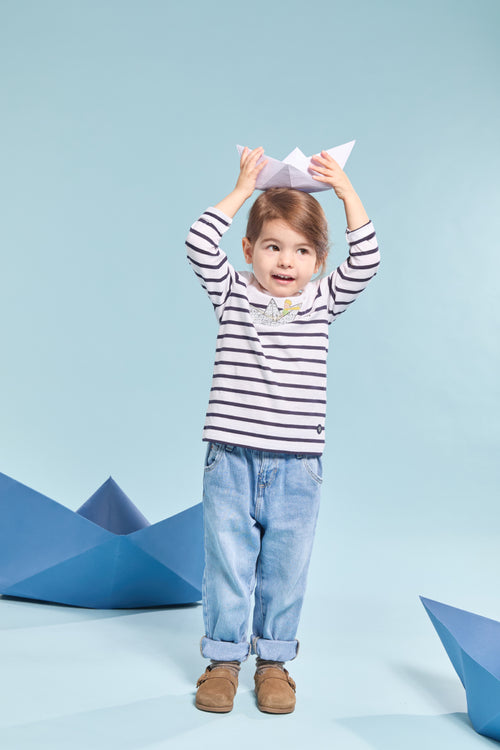 Kids The Little Prince breton striped shirt - cotton - Armor-lux - 3