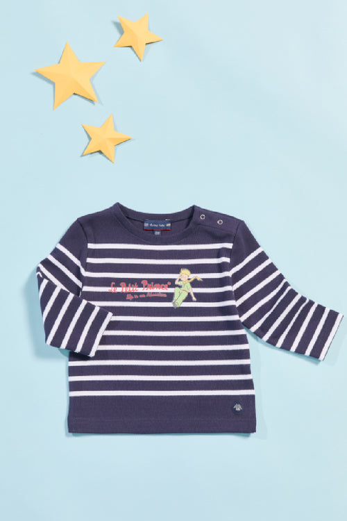 The Little Prince Baby breton striped shirt - cotton - Armor-lux - 1