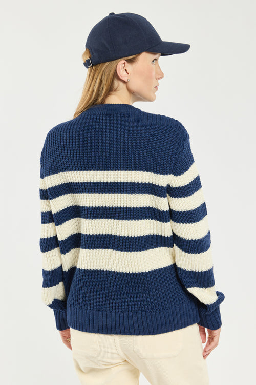 Gestreifter Pullover - Wolle - Armor-lux - 4