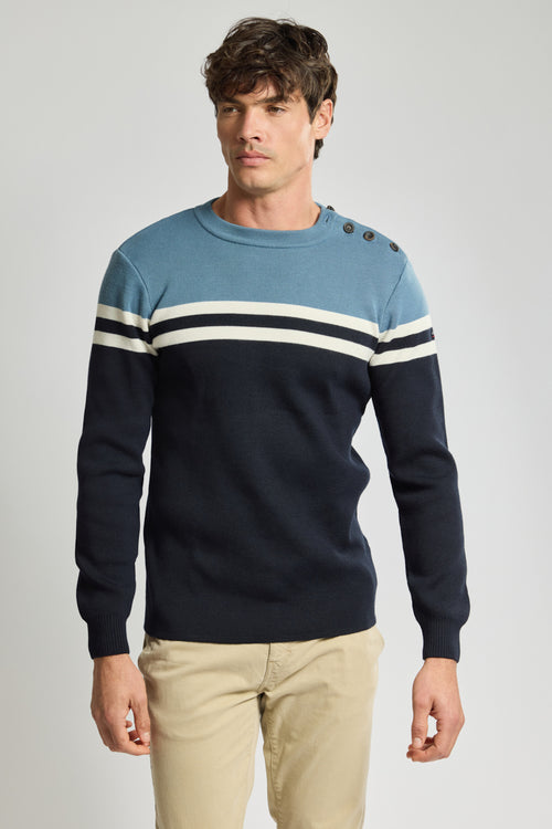Striped sweater - wool - Armor-lux - 1