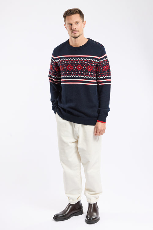 Pull marin de Noël - laine - Armor-lux - 3