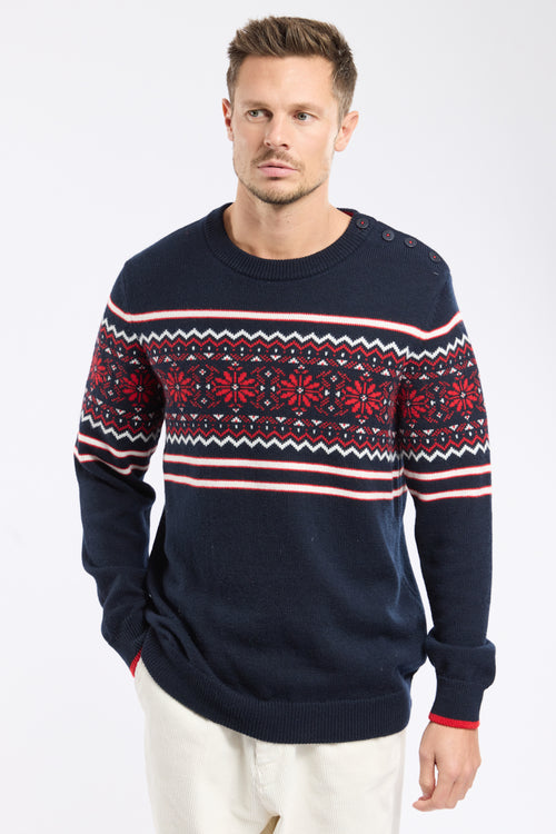 Pull marin de Noël - laine - Armor-lux - 5