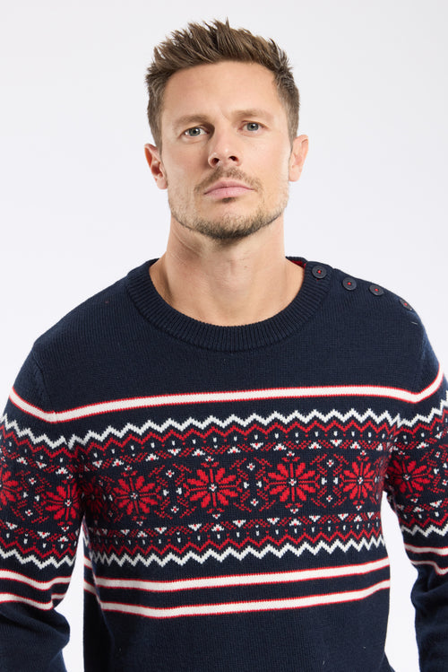 Pull marin de Noël - laine - Armor-lux - 4