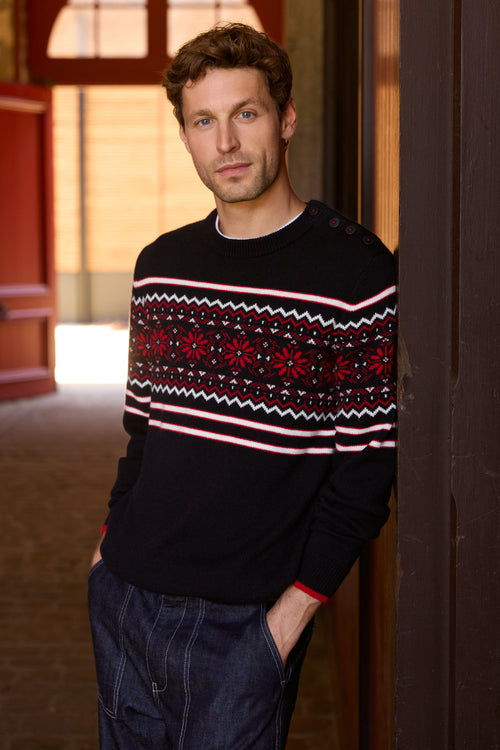 Pull marin de Noël - laine - Armor-lux - 2