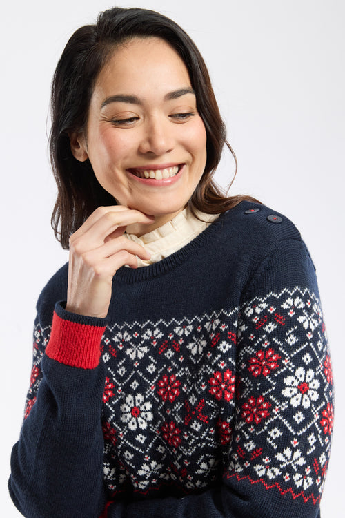 Pull marin de Noël - laine - Armor-lux - 4