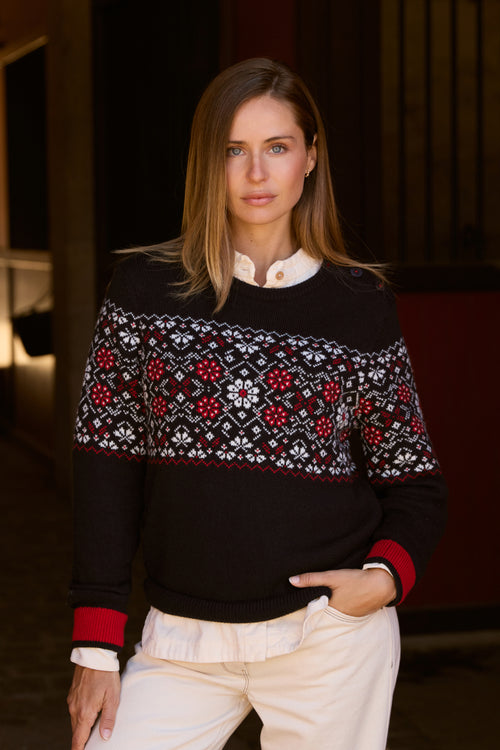 Pull marin de Noël - laine - Armor-lux - 1