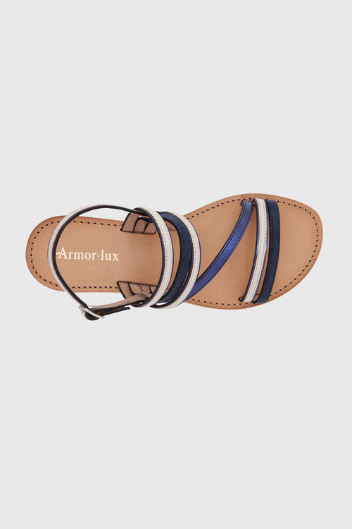 Sandales Bleuenn - cuir - Armor-lux - 2