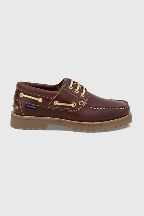 Chaussures bateau Fregate - cuir - Armor-lux - 3