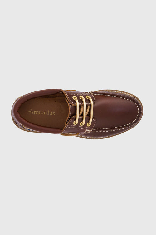 Chaussures bateau Fregate - cuir - Armor-lux - 2