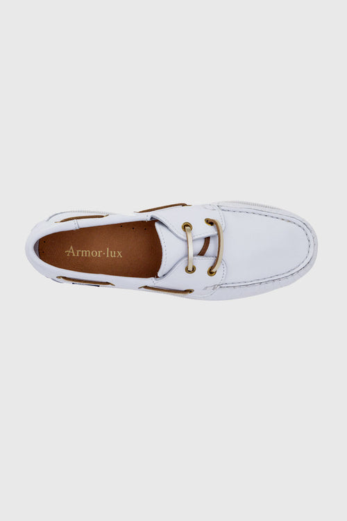 Chaussures bateau dorée Frehel - cuir - Armor-lux - 2
