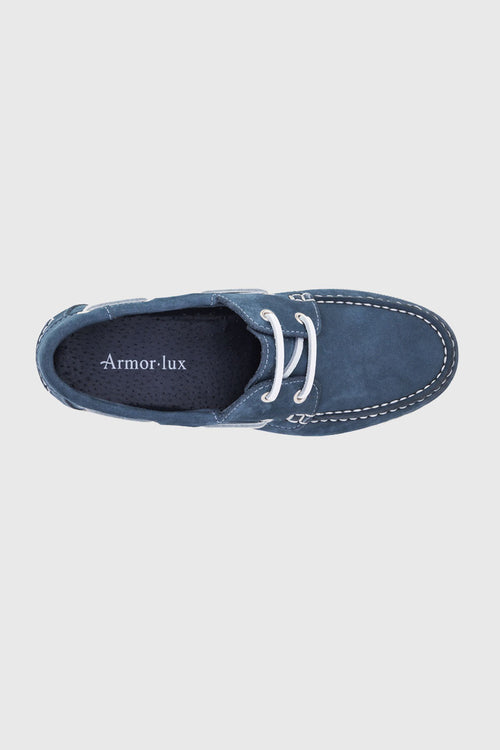 Chaussures bateau dorée Frehel - cuir - Armor-lux - 2