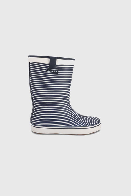 Bottes de pluie rayée Matelot - Armor-lux - 1