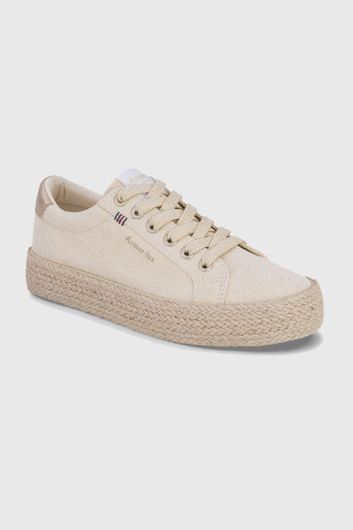 Baskets semelles espadrilles Sablier - Armor-lux - 1