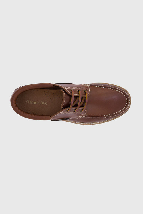 Chaussures bateau Fregate - cuir - Armor-lux - 2