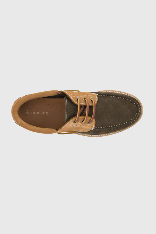 Chaussures bateau Fregate - cuir - Armor-lux - 3