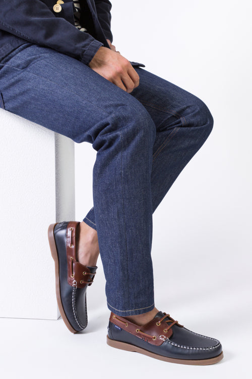 Chaussures bateau Frehel - cuir - Armor-lux - 2