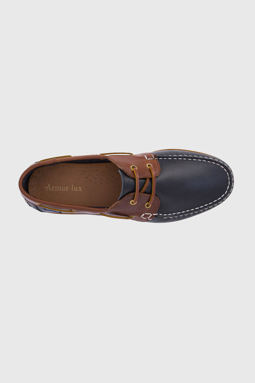 Chaussures bateau Frehel - cuir - Armor-lux - 3