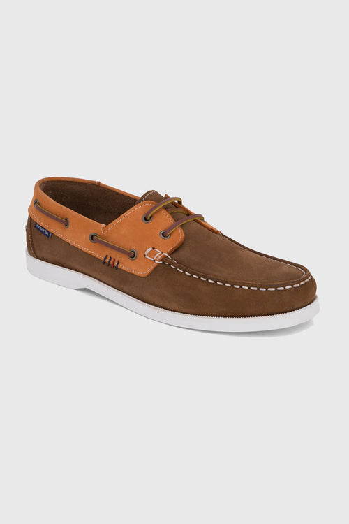Chaussures bateau Frehel - cuir - Armor-lux - 1