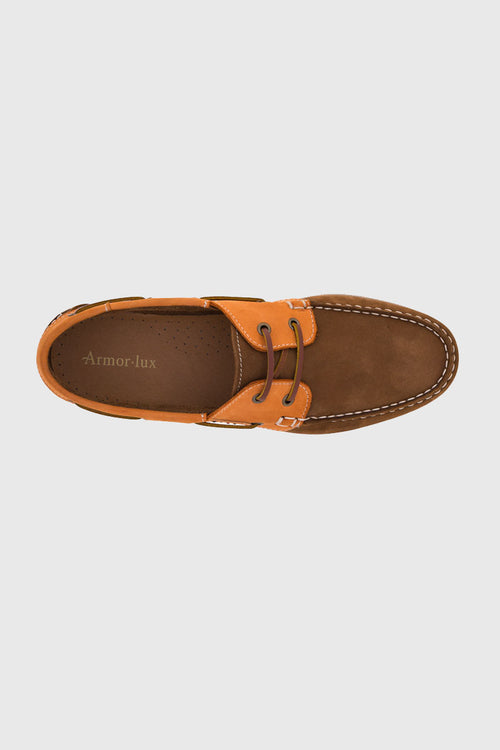 Chaussures bateau Frehel - cuir - Armor-lux - 2