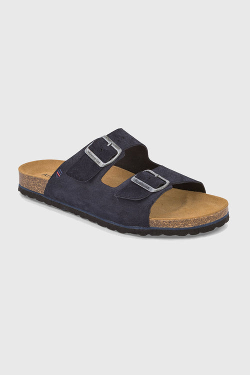 Mules deux brides Zef - cuir - Armor-lux - 1